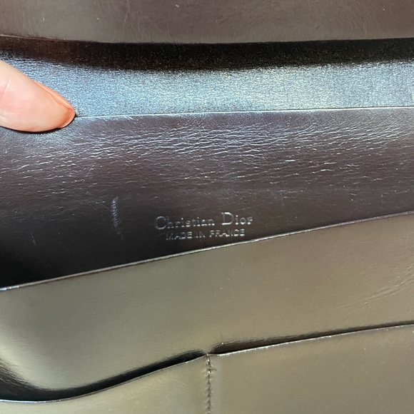 Dior Brown Monogram Check Wallet - Picture 8 of 11